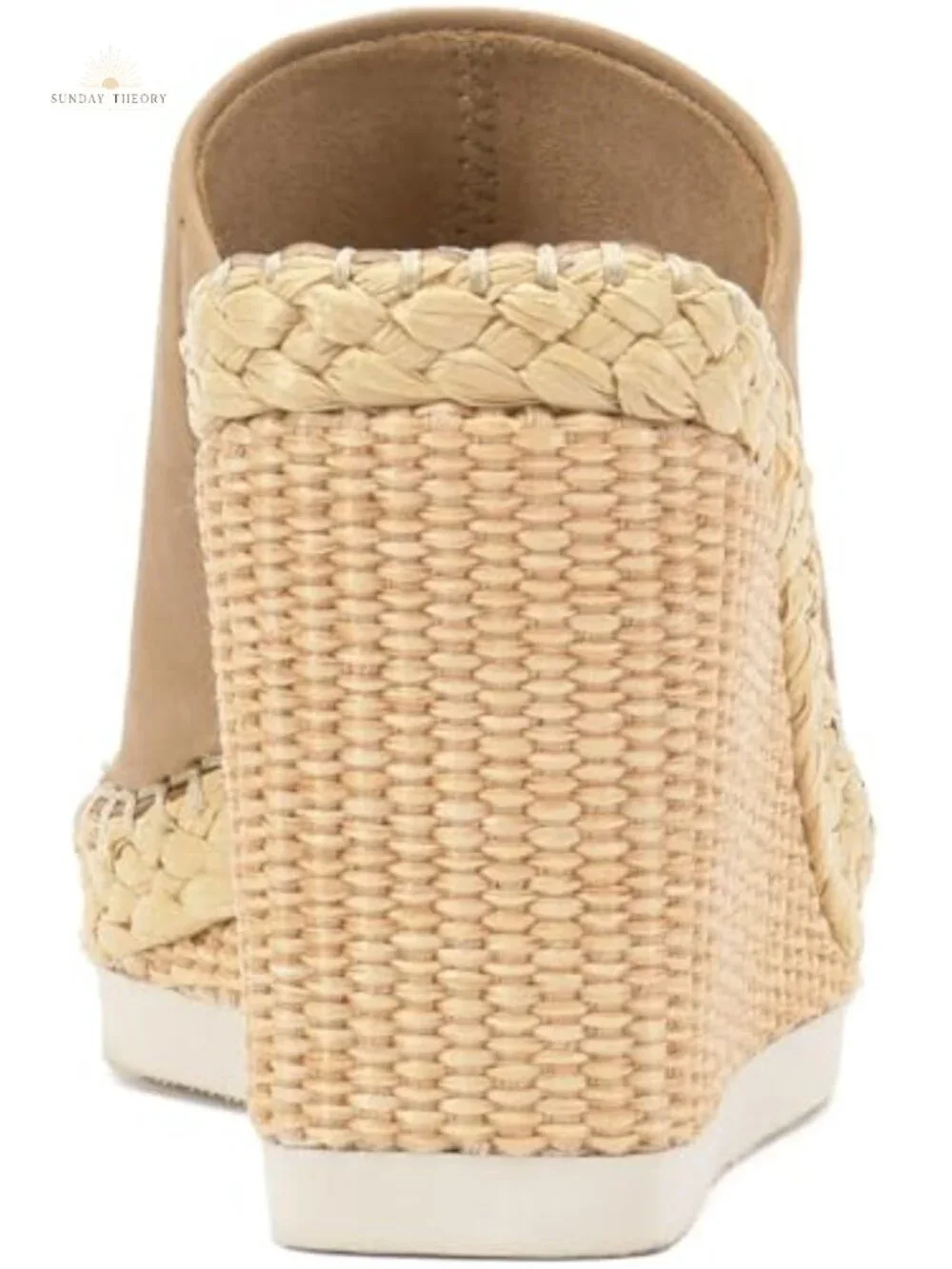 Espadrille Wedge Sandals Open Toe Slip On Leather Jute Midsole